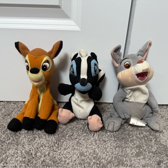 Bambi & Friends Vinatge Disney Beanie Plushies - Picture 1 of 6